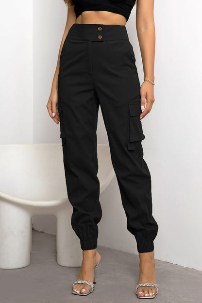 High Waist Cargo Pants