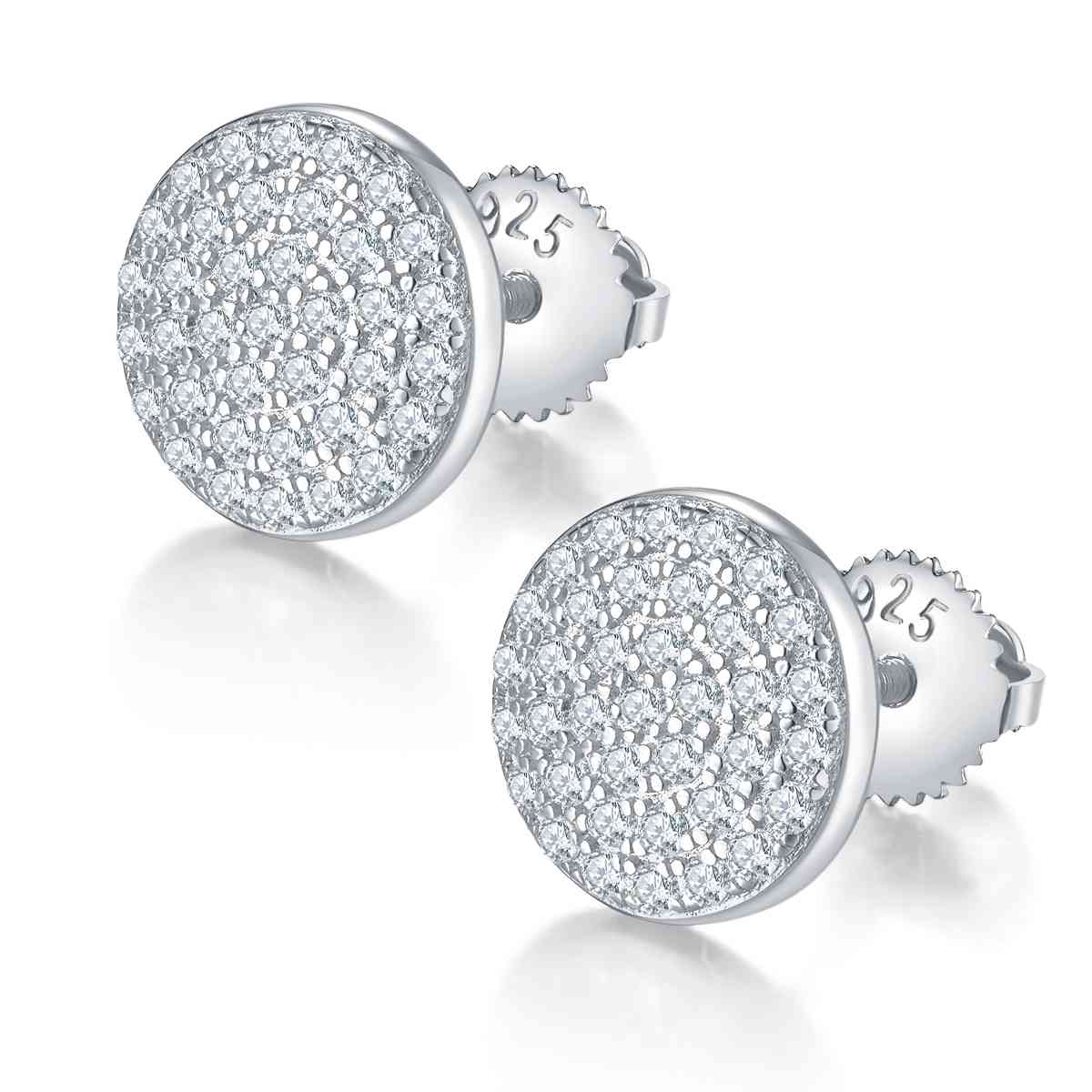 Moissanite 925 Sterling Silver Earrings