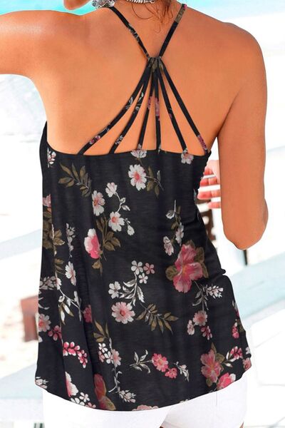 Floral Spaghetti Strap Cami